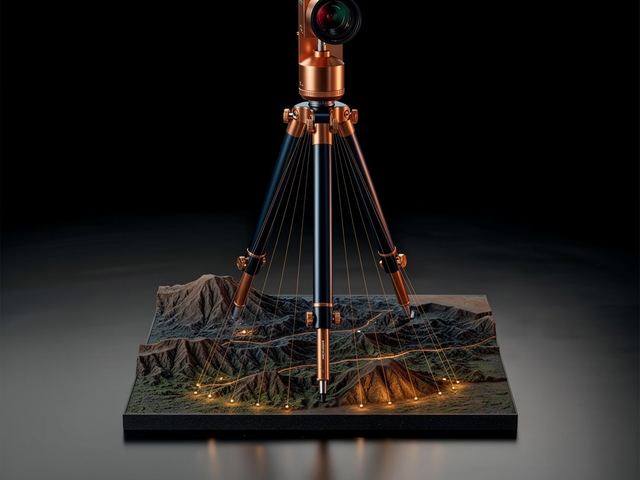 Bench plate: terrain capture field study in contour lines